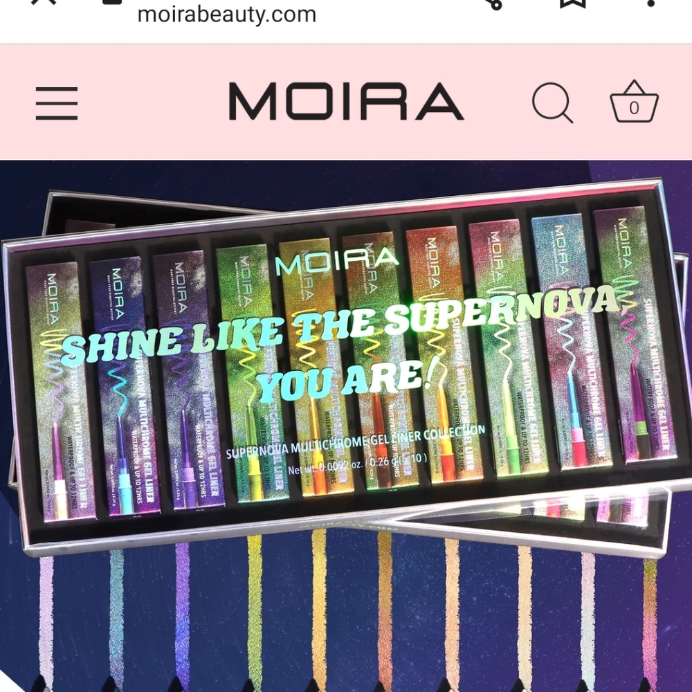 Moira duochrome gel eyeliner set